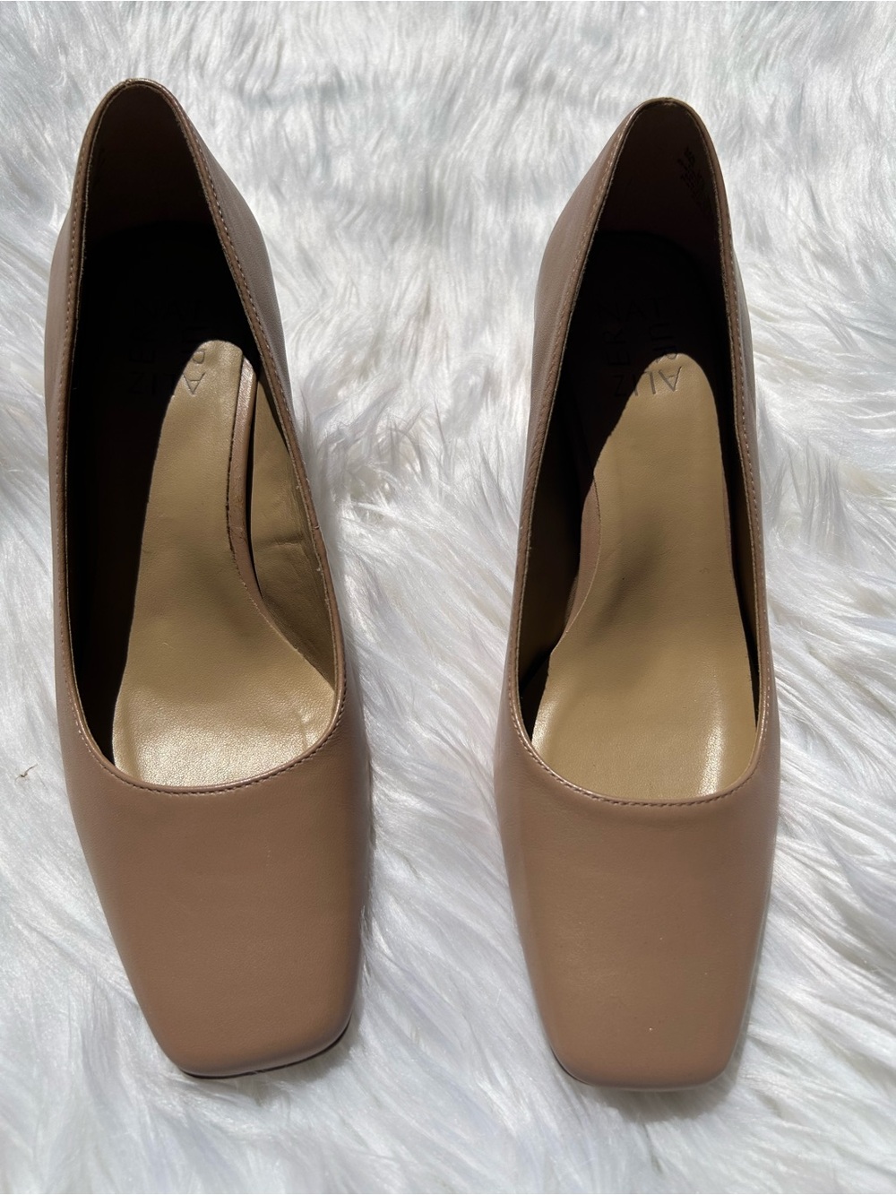 Naturalizer square toe pump heels